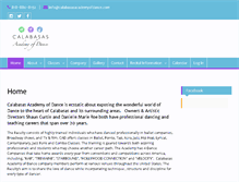 Tablet Screenshot of calabasasacademyofdance.com